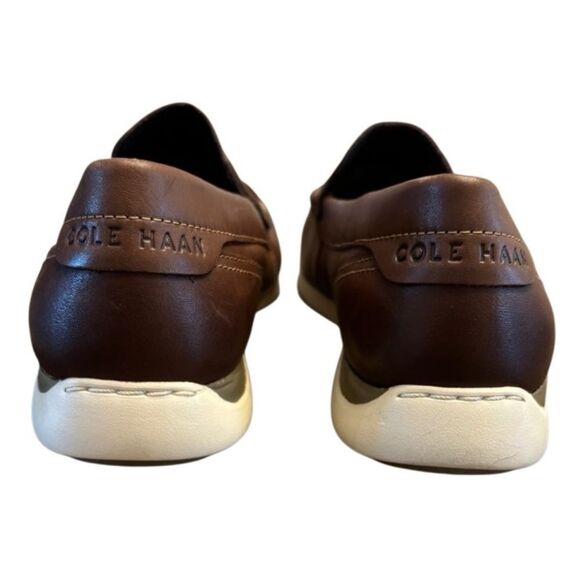 Cole Haan Grand Penny Loafers 10.5 M Brown Leather Slip-On  display picture 3